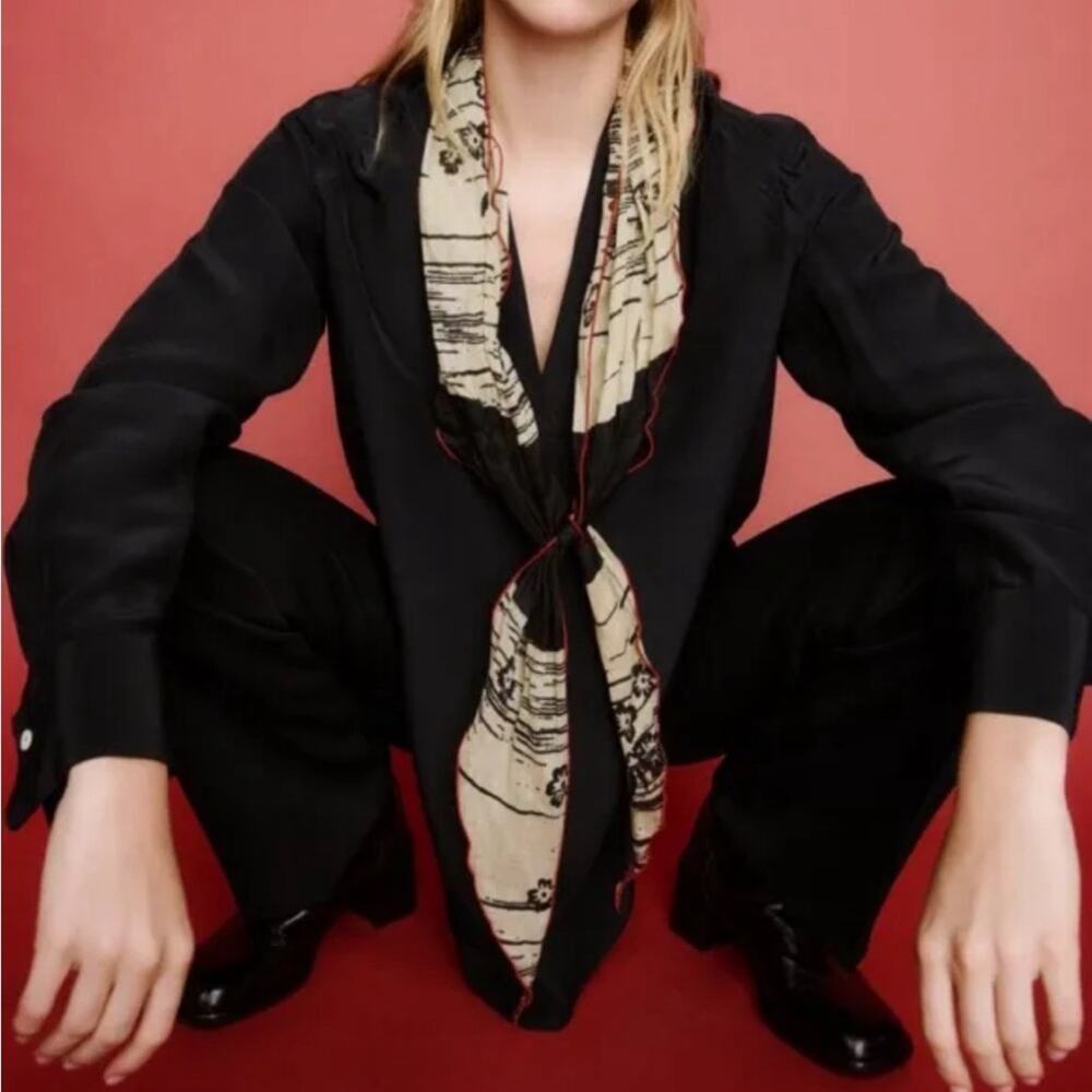 ZARA BLOUSE WITH SCARF ZW COLLECTION